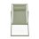 Tumbona plegable Sabaideco Paroskaki textilene kaki verde respaldo ajustable