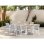 Conjunto de Jantar Exterior Louna Sabaideco Extensivel Alumínio 8 Lugares