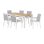 Conjunto de Jantar Exterior Louna Sabaideco Extensivel Alumínio 8 Lugares