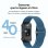 Pulsera de actividad Ksix Vitalis Go Bluetooth Azul Autonomía 40 días Monitor salud 5ATM