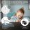 Silla Giratoria Infantil ML Design Doble Respaldo Petróleo Regulable