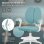 Silla Giratoria Infantil ML Design Doble Respaldo Petróleo Regulable