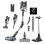 Akku Staubsauger Jimmy JV9 Pro Aqua 500W 65 Min 0,6L Grau