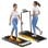 Tapis de course Akluer 520A-B 2,5HP Double Face Massage LED