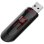 Unidad flash USB SanDisk Cruzer Glide 64GB USB 3.0 retráctil negra y roja
