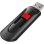 Unidad flash USB SanDisk Cruzer Glide 64GB USB 3.0 retráctil negra y roja