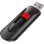 Unidad flash USB SanDisk Cruzer Glide 64GB USB 3.0 retráctil negra y roja