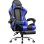 Sedia Gaming GTPLAYER Ergonomica Reposapiedi Massaggio PU Blu