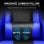 Sedia Gaming GTPLAYER Ergonomica Reposapiedi Massaggio PU Blu