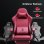 Silla Gaming GTPLAYER Ergonómica con Altavoces y Reposapiés Rojo Vino
