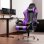 Sedia Gaming GTPLAYER Ergonomica con Poggiapiedi e Regolabile in Altezza Viola