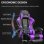 Sedia Gaming GTPLAYER Ergonomica con Poggiapiedi e Regolabile in Altezza Viola