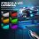 Scrivania Gaming Angolare Aosom LED
