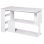 Scrivania ad Angolo Aosom 5 Ripiani 120 x 100 x 74,5 cm Bianco