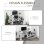 Scrivania ad Angolo Aosom 5 Ripiani 120 x 100 x 74,5 cm Bianco