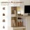 Scrivania Aosom con libreria e cassetto con serratura bianco 126x50x109 cm