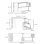 Scrivania Angolare Aosom con Libreria Bianco 140x120x78 cm