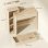 Scrivania PC Moderna Aosom 3 Ripiani Legno 100x40x90 cm