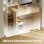 Scrivania PC Moderna Aosom 3 Ripiani Legno 100x40x90 cm