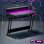 Scrivania Gaming Aosom con LED RGB e supporto monitor 100x60x88,5 cm