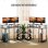 Scrivania Aosom reversibile con prese elettriche, luci LED RGB e supporto monitor