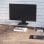 Aosom Supporto Monitor Acrilico Trasparente 53x19x9 cm Max 30Kg