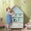 Libreria Aosom 82x30x126cm Bianco Azzurro Rosa