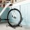 Supporto bici regolabile Aosom 75x41x71-81 cm nero