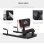 Macchina Squat 3 In 1 Aosom Multifunzione Acciaio