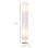 Lampada Da Terra Aosom Design Moderna Tessuto 14x14x120cm Bianco