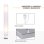 Lampada Da Terra Aosom Design Moderna Tessuto 14x14x120cm Bianco