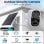 Caméra de surveillance OVO 1080p Vision Nocturne Extérieure Panneau Solaire Audio Bidirectionnel