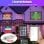 Rideau lumineux intelligent OVO DIY 400 LED RGB contrôle application