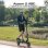 Patinete elétrico Ausom L1 ABE 500W Autonomia 70km Suspensão 10" Cinzento Amarelo