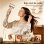 Secador de Cabelo Iónico Inteligente Teendow My78pa 110000 RPM 4 Temperaturas 3 Velocidades Ecrã Táctil Dourado