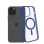 Custodia ibrida antishock Dam Electronics silicone PVC trasparente per iPhone 15 Plus
