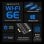 Placa Rede OVO MT7922 PCIe 5400 Mbps Wi-Fi 6E Tribanda Bluetooth 5.3