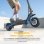Patinete électrique Ausom Gosoul 2 Pro 48V 18Ah Autonomie 90km Suspension LCD Gris
