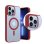 Capa híbrida Dam Electronics silicone e PVC transparente para iPhone 12 Pro Max