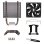 Refrigeration Air Xilence Socket LGA 1150-1851 92mm XC326 Backplane