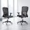 Chaise de bureau IGGUAL Ergoline EN1335 avec base à 5 roulettes et réglage hauteur