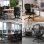 Chaise de bureau IGGUAL Ergoline EN1335 avec base à 5 roulettes et réglage hauteur