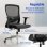 Chaise de bureau IGGUAL Ergoline EN1335 avec base à 5 roulettes et réglage hauteur