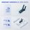 Scheda di Rete IGGUAL Adattatore USB Wifi 1300 Mbps USB 3.2 Dual Band 2.4G/5G