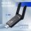Scheda di Rete IGGUAL Adattatore USB Wifi 1300 Mbps USB 3.2 Dual Band 2.4G/5G