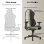 Chaise Gaming Rolipo KARNOX Gris Foncé Reclinable 155° Support Lombaire