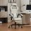 Chaise Gaming Rolipo W3490-6072-WG Reposapies Cuir Proteine Respirant