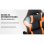 Silla Gaming Rolipo W3298P Soporte Lumbar 200 kg Cuero PU Negro/Naranja