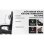 Cadeira Gaming Rolipo W3298P445235 Ergonomica Suporte Lombar PU Respiravel
