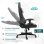 Sedia Gaming Ergonomica Rolipo 921-251 Cuoio Sintetico Nero